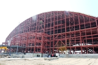 Новый дворец заменит хоккеистам &laquo;СКА-Нефтяника&raquo; открытый стадион. Фото Михаил Малышев, РИА AmurMedia