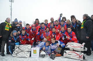 Россия — чемпион мира 2013 года среди хоккеистов до 23 лет (Фото Евгения Конова)