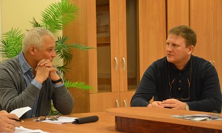 Владимир Янко и Михаил Юрьев (Фото Евгения Конова)