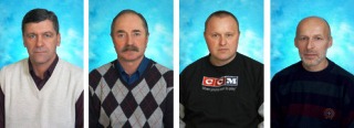 Слева направо: Б. Удодов, В. Лещенко, А. Чабров и&nbsp;С. Ерехинский