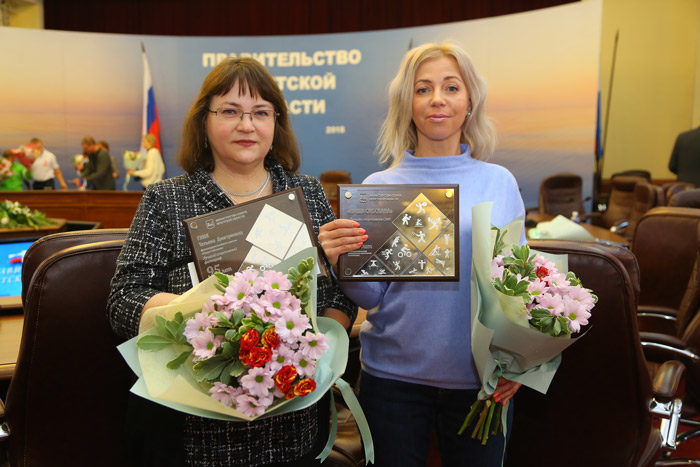 Татьяна Глюк (слева) и Татьяна Соловьева. Фото Андрея Федорова